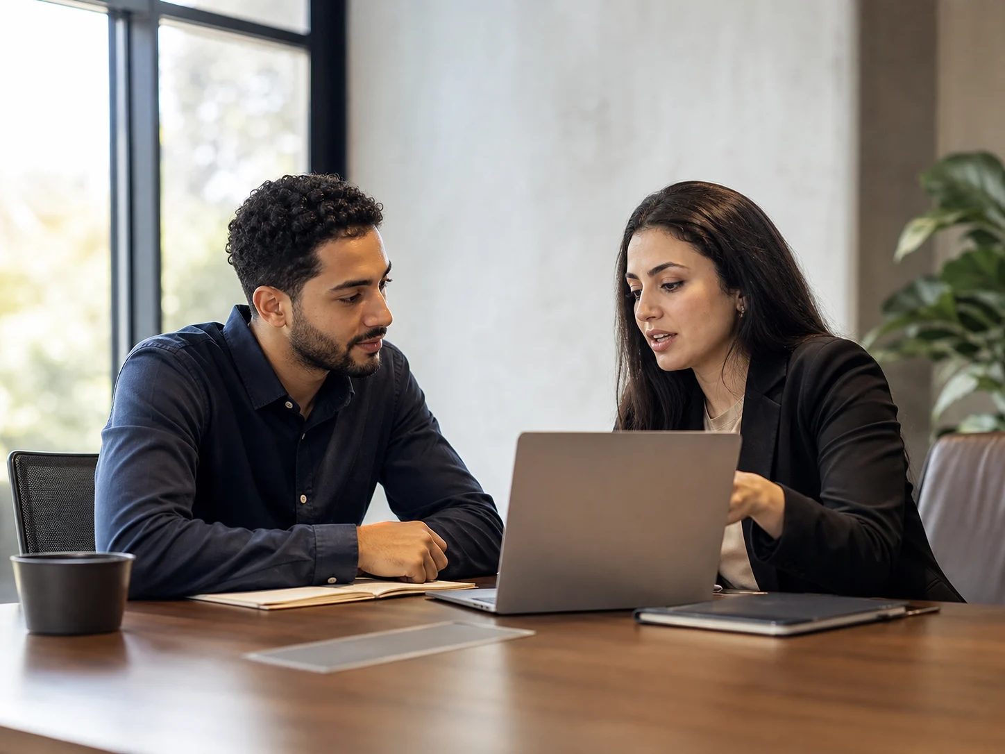 Team working in the office